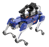 反恐防暴四足機(jī)器狗（第5代，自組網(wǎng)+集成一體式遙控器+雙光三軸增穩(wěn)云臺(tái)+38mm六連發(fā)射器+捕捉網(wǎng)發(fā)射器）