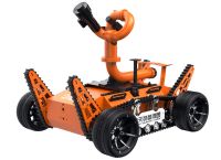 全地形消防滅火機器人【輪式履帶擺臂】 (第1代，升降云臺及氣體二合一探測裝置+語音控制