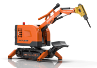 破拆機(jī)器人（音視頻傳輸、環(huán)境氣體探測(cè)+配備破碎錘、圓盤鋸、液壓剪、夾抓裝置等屬具，具有破拆、切割、剪切、抓取等功能）